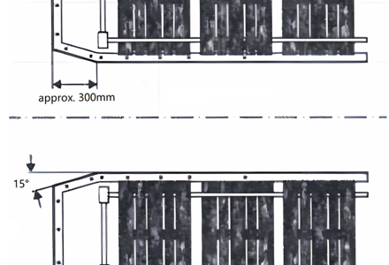 VNA货架巷道侧向导向装置
